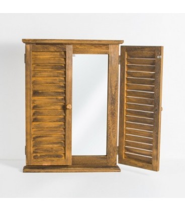 آینه چوبی مدل پنجره ایی کد 160