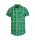 ​پیراهن چهارخانه مردانه سبز Inc