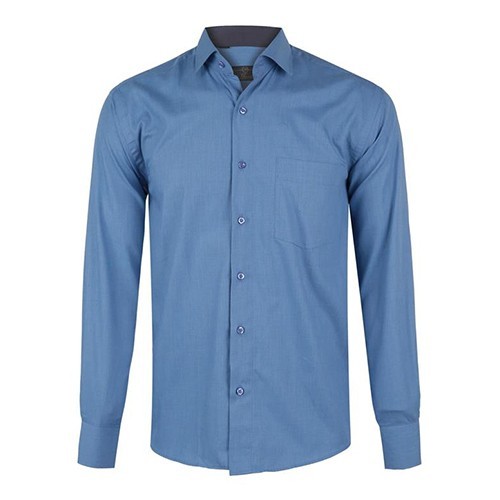 پیراهن مردانه آبی Moriso