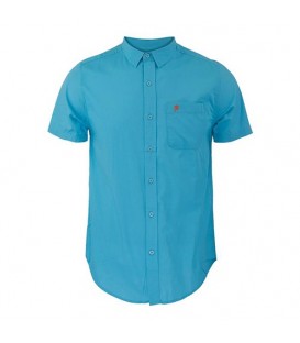 پیراهن آستین کوتاه مردانه آبی INC