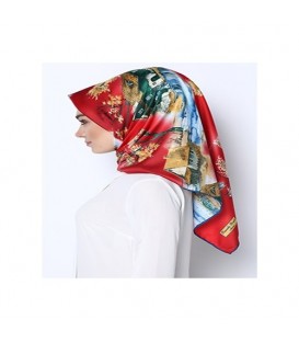 روسری طرحدار زنانه کد43