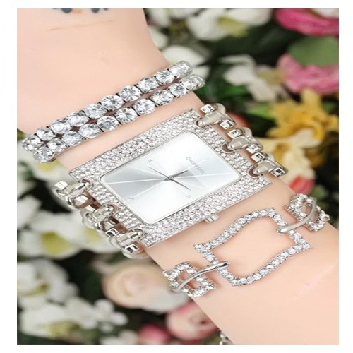 ست ساعت و دستبند زنانه کد BSK5646