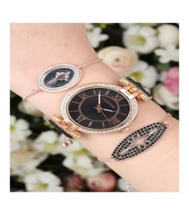 ست ساعت و دستبند زنانه کد BSK5591