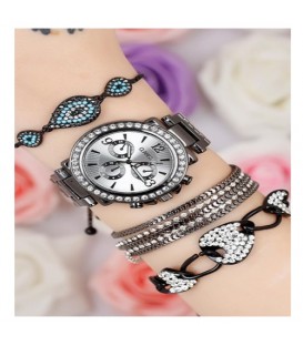 ست ساعت و دستبند زنانه کدBSK5278